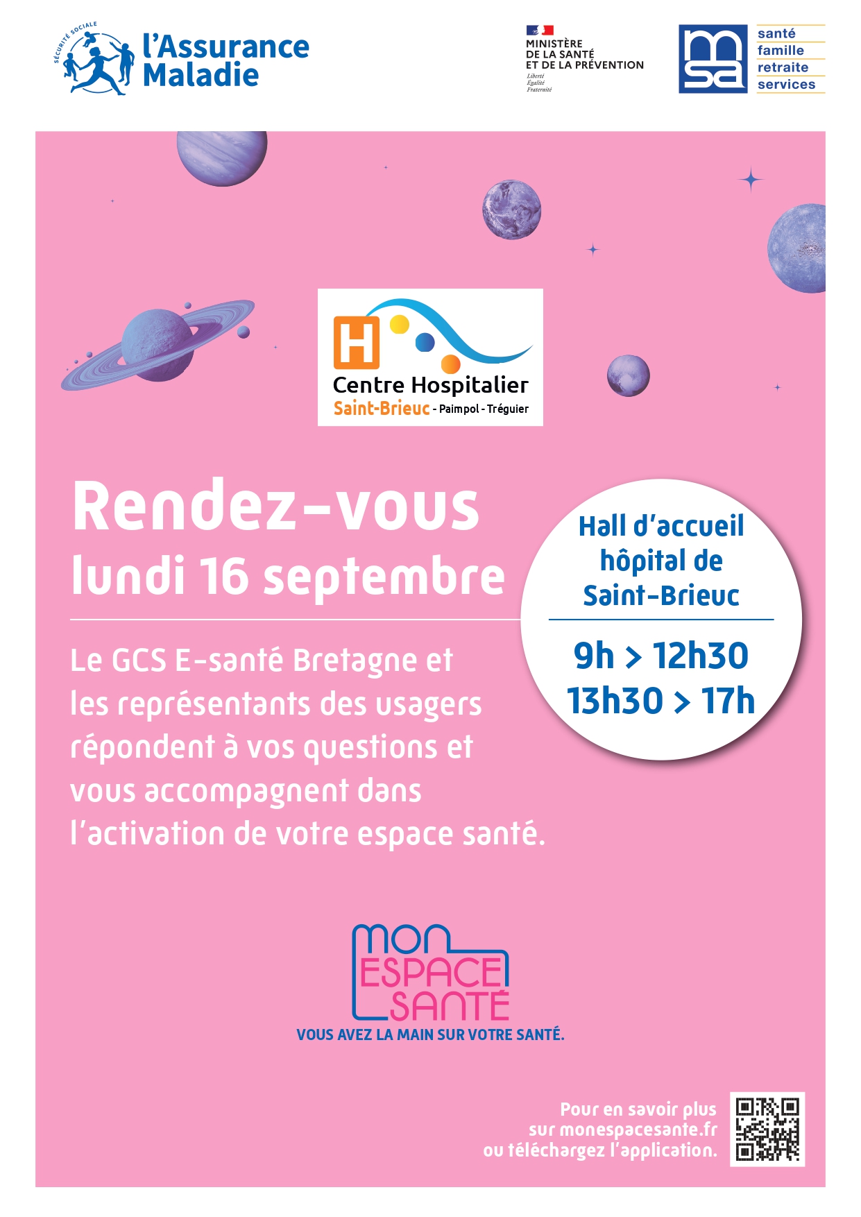 affiche espace santé SB