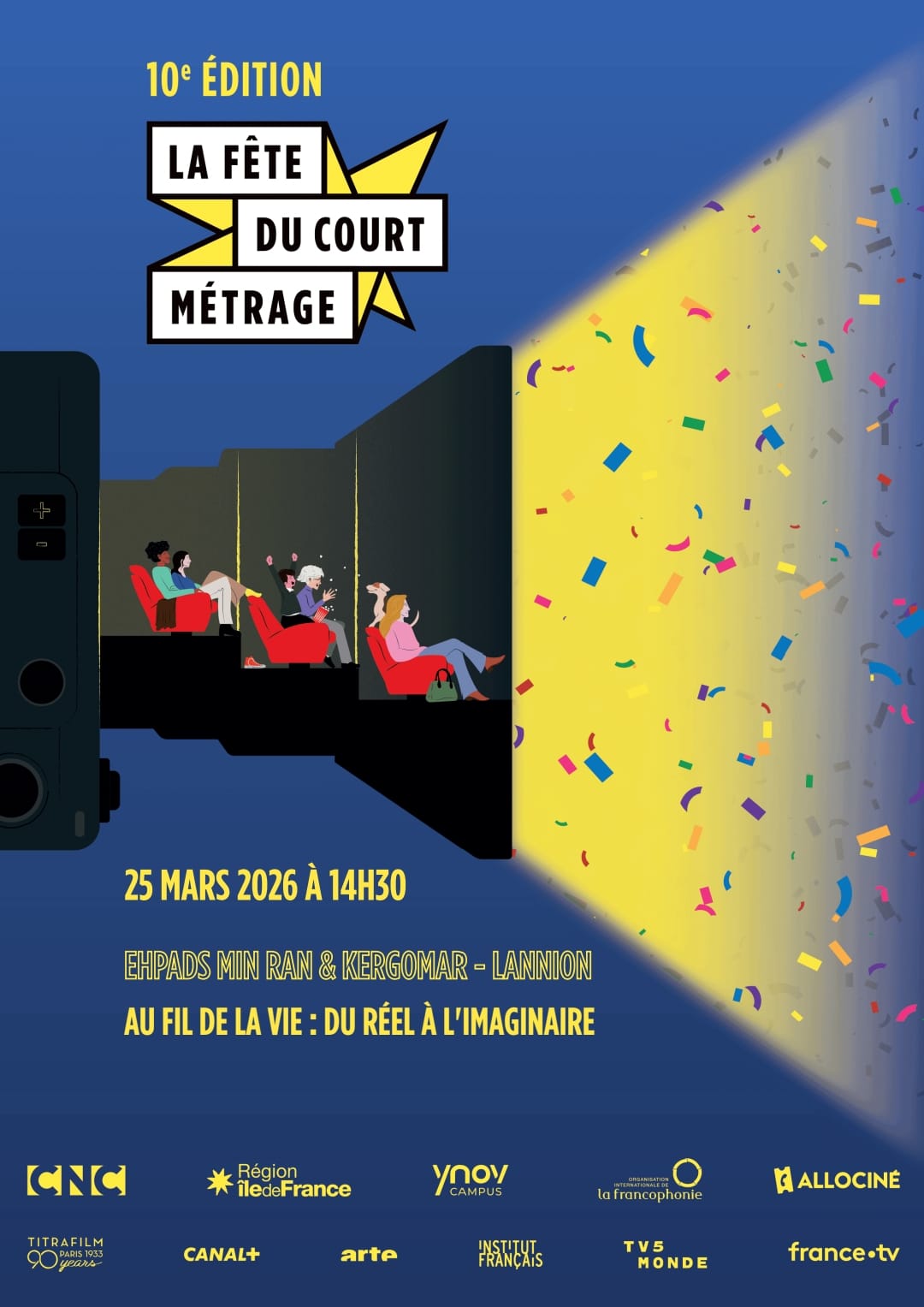 Affiche Fête du court métrage CH Lannion 26