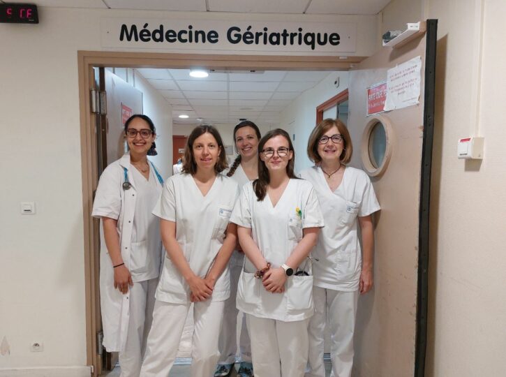 Equipe médecins service médecine gériatrique CH Lannion 2025